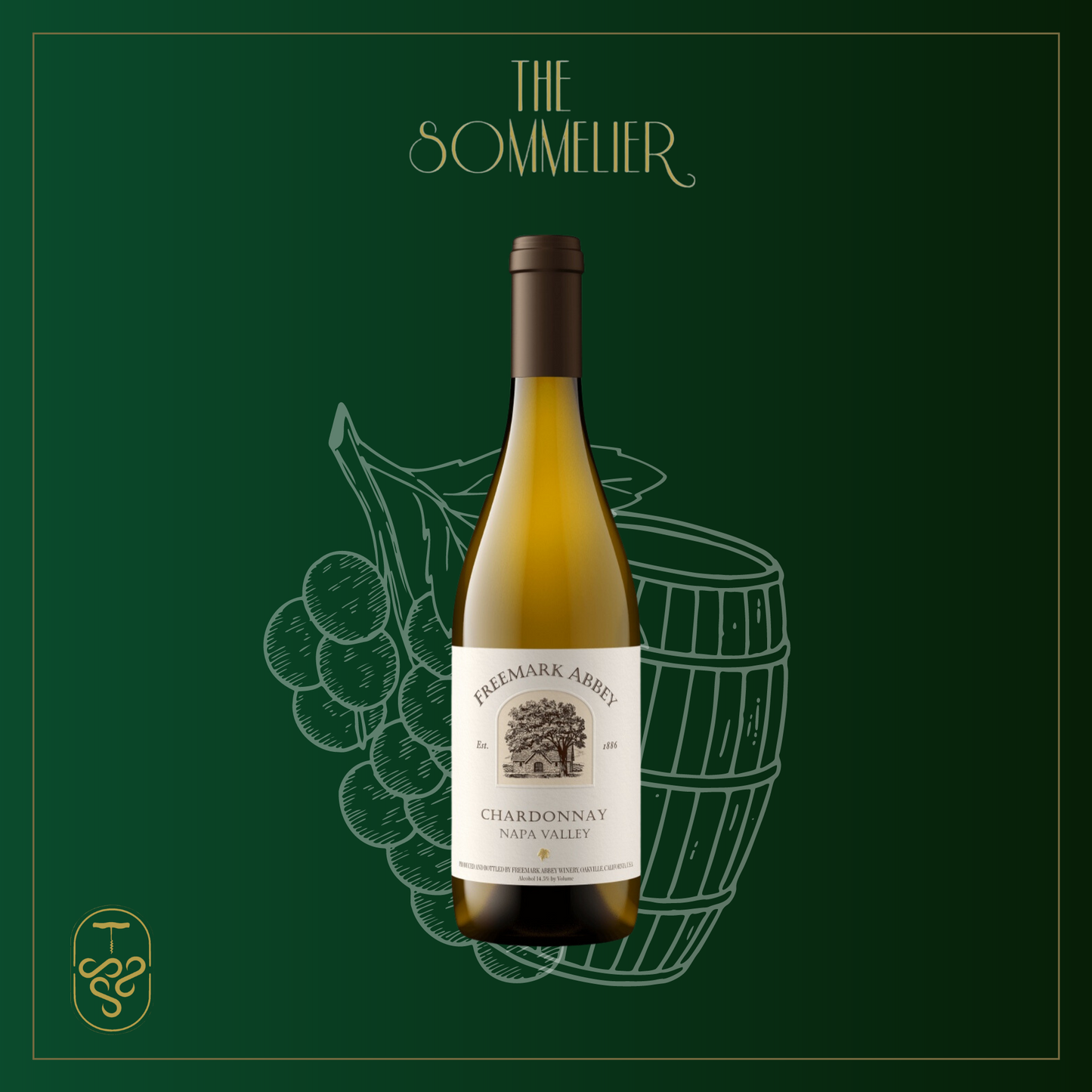 2019, Chardonnay by Freemark Abbey